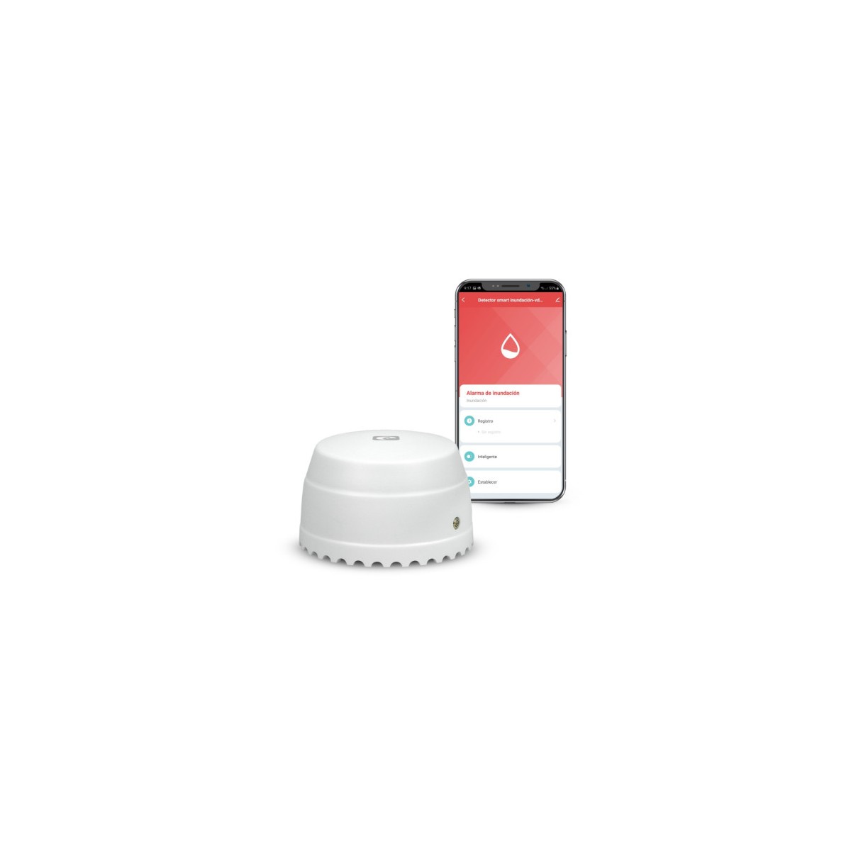 DETECTOR DE SEGURIDAD DE INUNDACION SMART WIFI GARZA 401346C