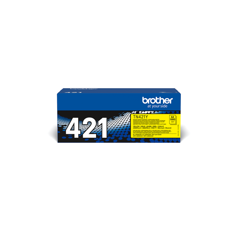 Brother TN 421Y cartucho de toner 1 piezas Original Amarillo