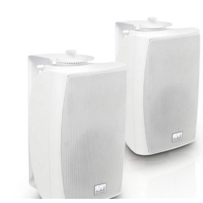 LD SYSTEMS INTEGRATION SERIE CONTRACTOR LDCWMS42W100V 4 2 WAY WALL MOUNT SPEAKER 100 V WHITE PAIR WARRANTY 2 YEARS PU4