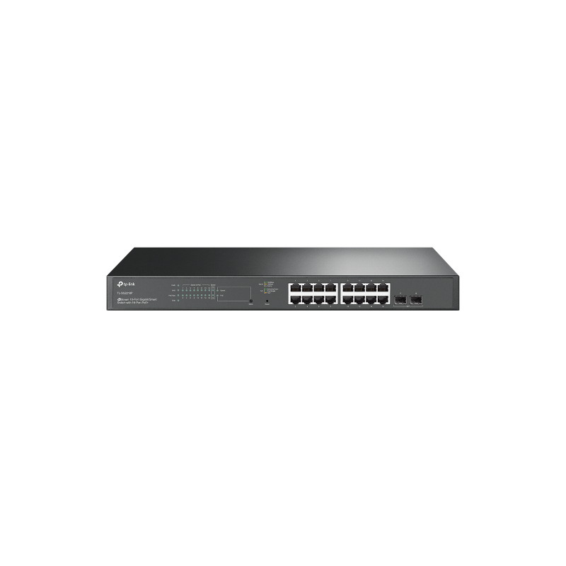 TP Link TL SG2218P switch L2 L2 Gigabit Ethernet 10 100 1000 Energia sobre Ethernet PoE 1U Negro