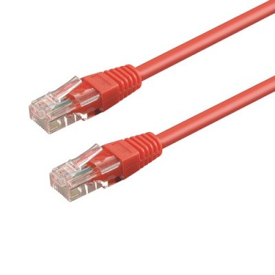 WP WPC PAT 6U010R cable de red 1 m Cat6 U UTP UTP Rojo