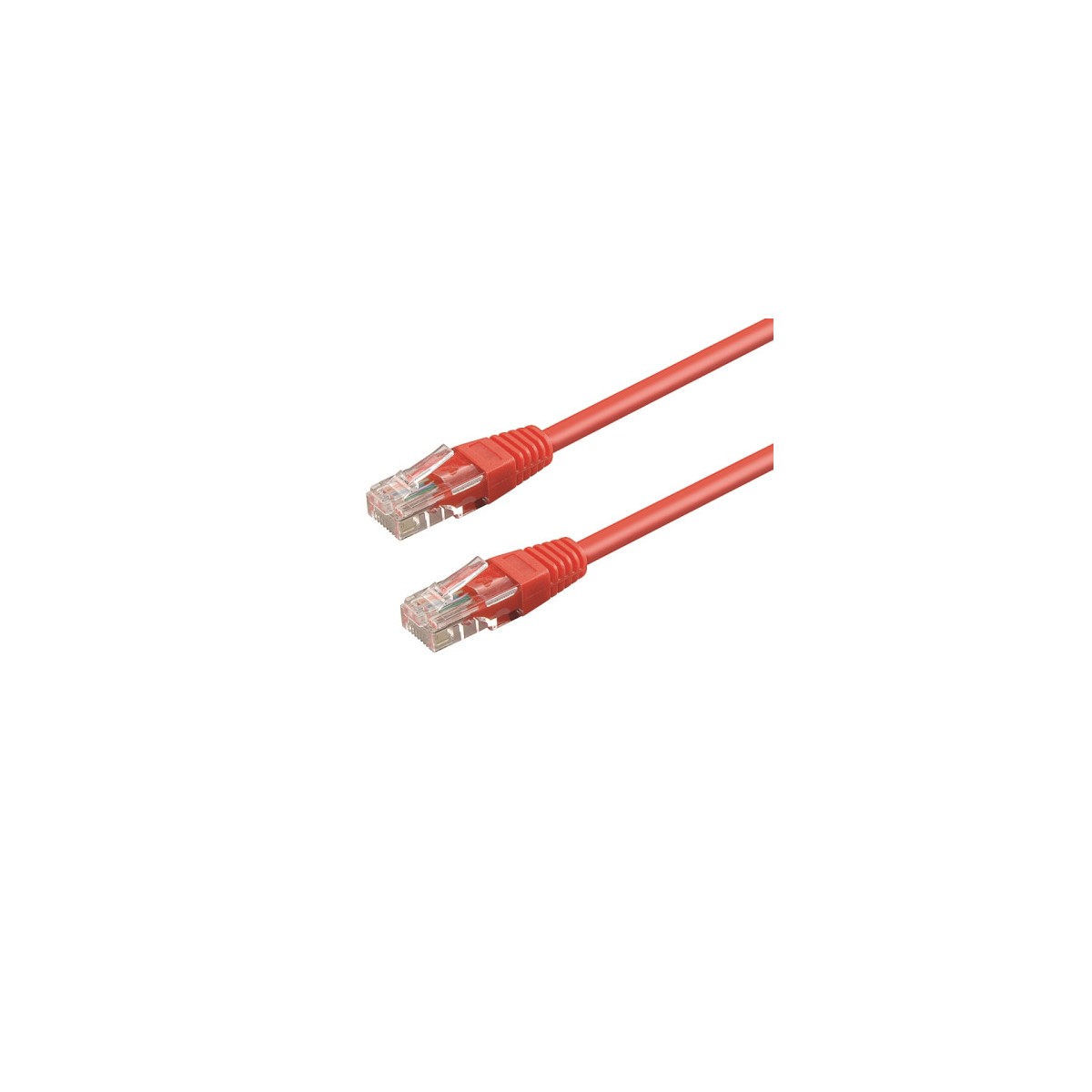 WP WPC PAT 6U010R cable de red 1 m Cat6 U UTP UTP Rojo