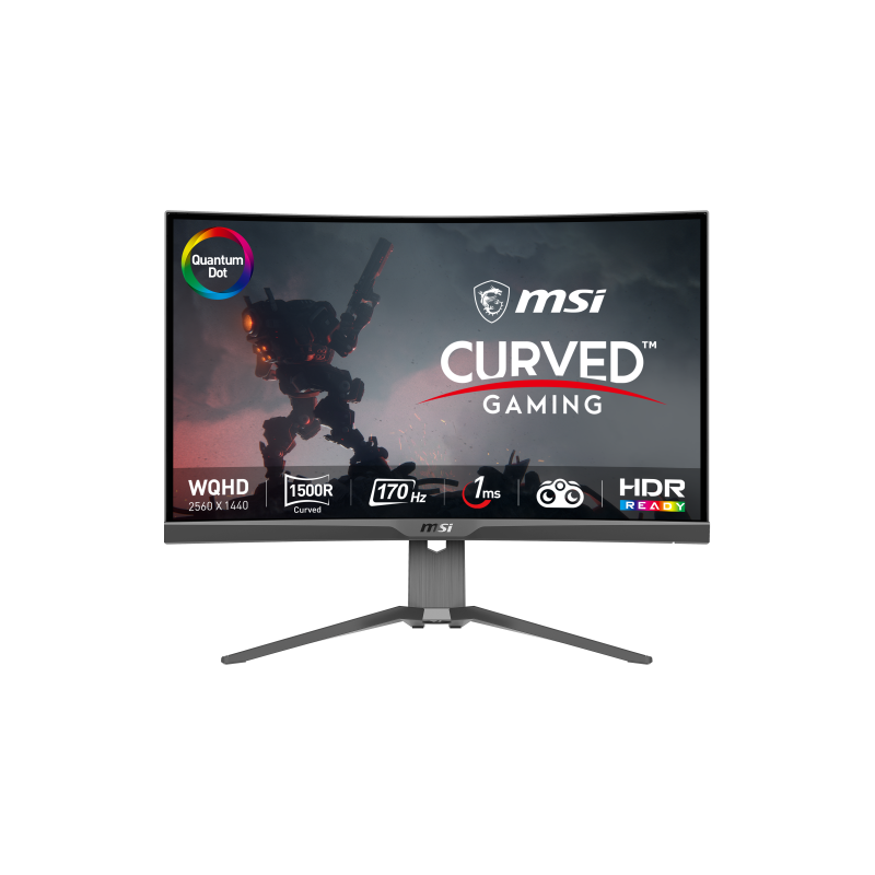 MSI MAG 275CQRF QD pantalla para PC 686 cm 27 2560 x 1440 Pixeles Wide Quad HD Negro