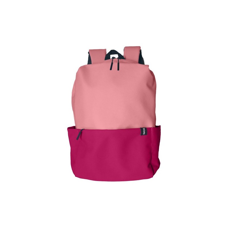 MOCHILA GRANDE IMPERMEABLE Y ECOLoGICA COLOR ROSA DUO DOHE 51517