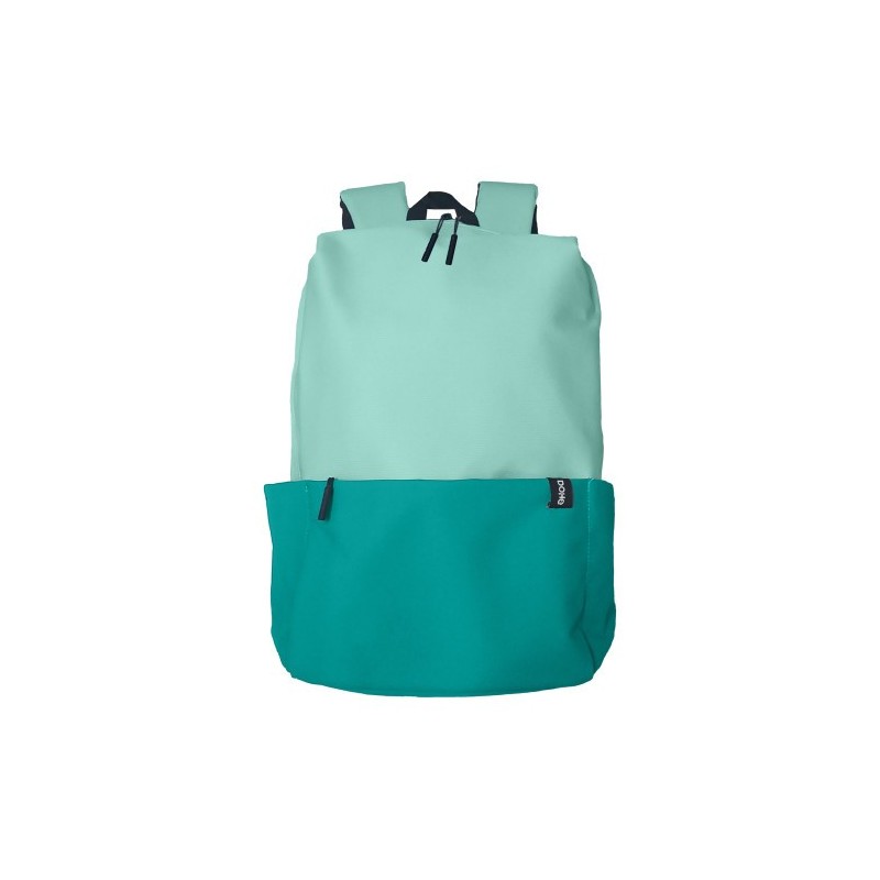 MOCHILA GRANDE IMPERMEABLE Y ECOLoGICA COLOR TURQUESA DUO DOHE 51518