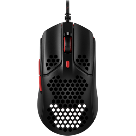 HyperX Raton gaming Pulsefire Haste negro rojo