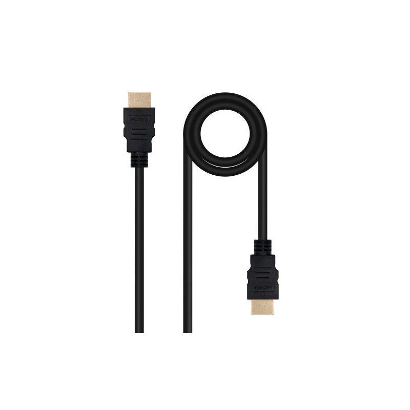 Nanocable Cable HDMI V20 4K60Hz 18Gbps A M A M 10m Negro