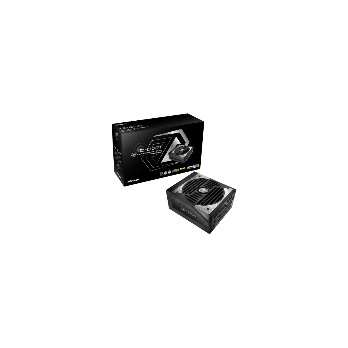 Asrock Taichi TC 1300T unidad de fuente de alimentacion 1300 W 204 pin ATX ATX Negro