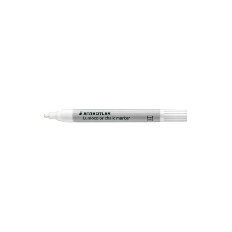 ROTULADOR CHALK MARKER LUMOCOLOR 344 TIZA LiQUIDA BLANCO STAEDTLER 344 0