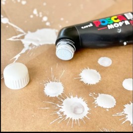 MARCADOR DE PINTURA AL AGUA MOP R PCM 22 AZUL CLARO POSCA UNI BALL 284216000