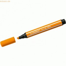 ROTULADOR PREMIUM CON PUNTA DE FIBRA BISELADA PEN 68 MAX COLOR NARANJA STABILO 768 54