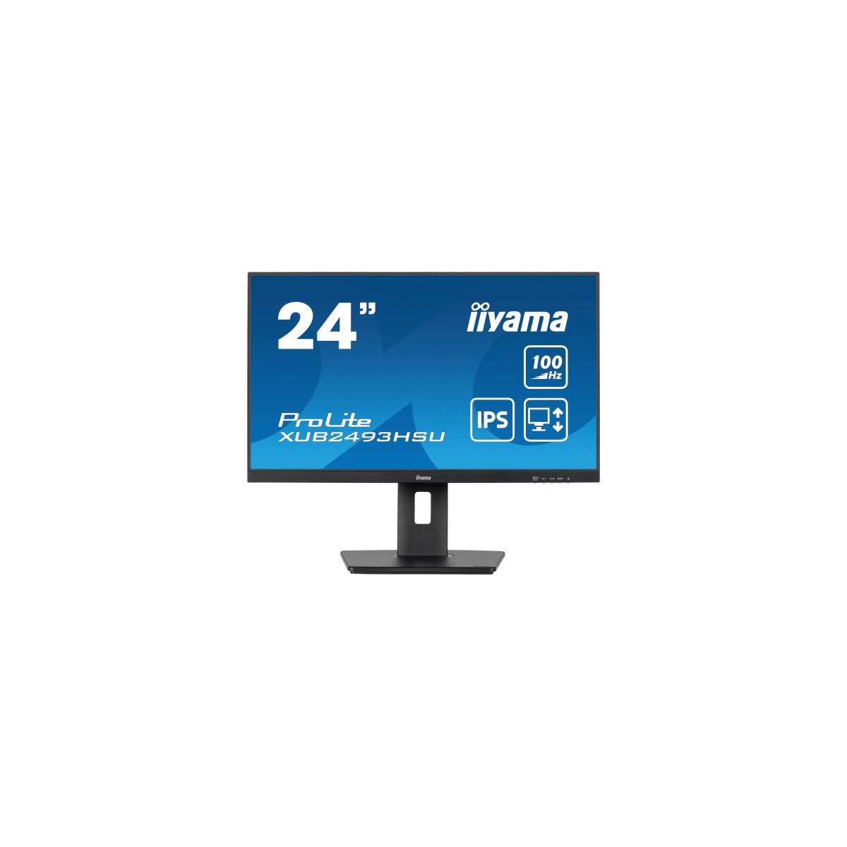 iiyama XUB2493HSU B7 pantalla para PC 605 cm 238 1920 x 1080 Pixeles Full HD LED Negro