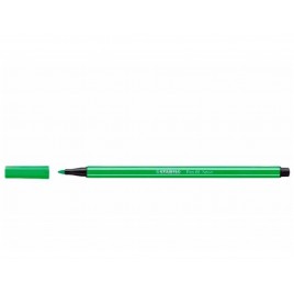 ROTULADOR PREMIUM CON PUNTA DE FIBRA BISELADA PEN 68 MAX COLOR VERDE CLARO STABILO 768 33