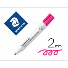 MARCADOR PIZARRA LUMOCOLOR MARKER 351 TRAZO 2MM ROSA STAEDTLER 351 20
