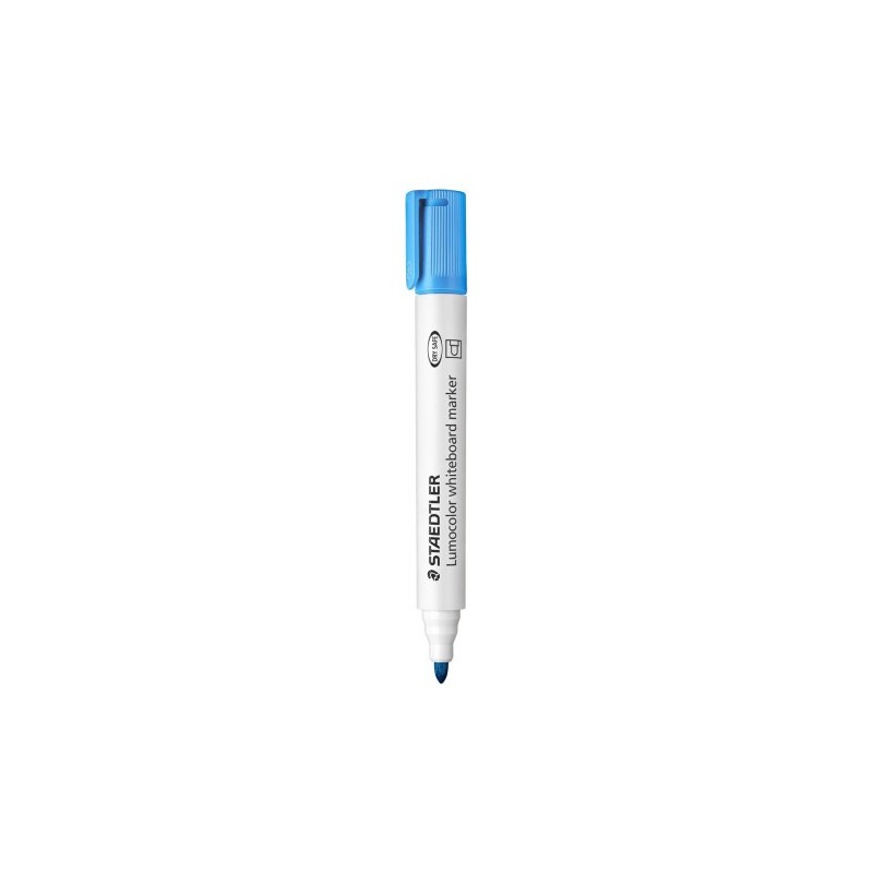 MARCADOR PIZARRA LUMOCOLOR MARKER 351 TRAZO 2MM AZUL CLARO STAEDTLER 351 30