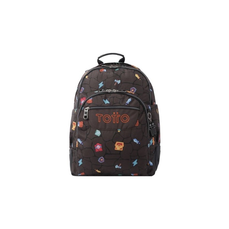 MOCHILA ESCOLAR ESTAMPADO VIDEOJUEGO CRAYOLES TOTTO MA04ECO029 2210N 3Y7