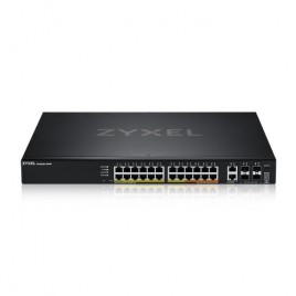 Zyxel XGS2220 30HP Gestionado L3 Gigabit Ethernet 10 100 1000 Energia sobre Ethernet PoE Negro