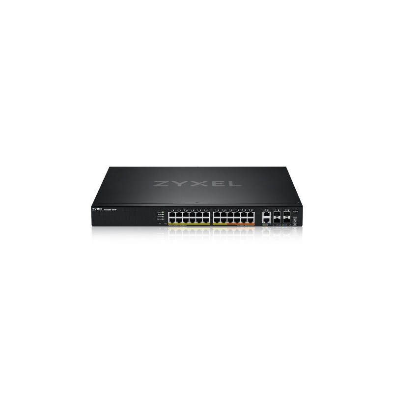 Zyxel XGS2220 30HP Gestionado L3 Gigabit Ethernet 10 100 1000 Energia sobre Ethernet PoE Negro