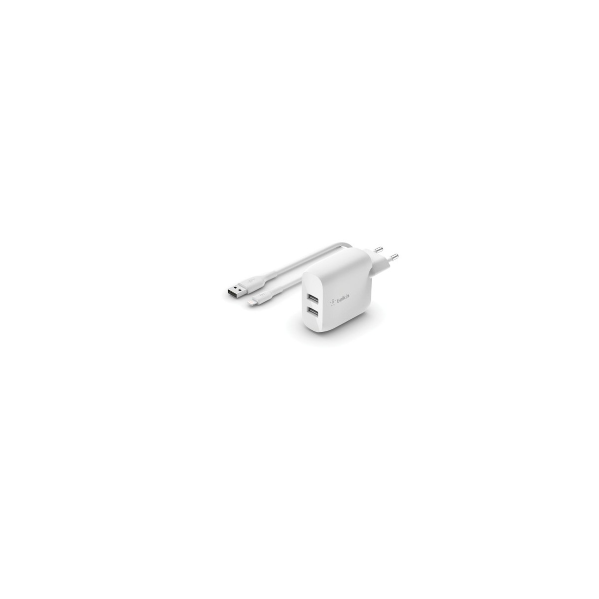 Belkin WCD001VF1MWH cargador de dispositivo movil Universal Blanco Corriente alterna Interior