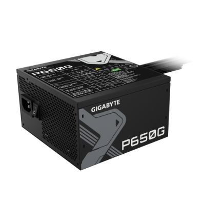 GIGABYTE GP P650G unidad de fuente de alimentacion 650 W 204 pin ATX ATX Negro