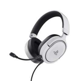 Trust GXT 498 Forta Auriculares Alambrico Diadema Juego Negro Blanco