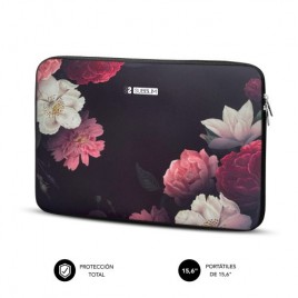 SUBBLIM Funda Ordenador Neopreno Trendy Sleeve Neo Flowers 156