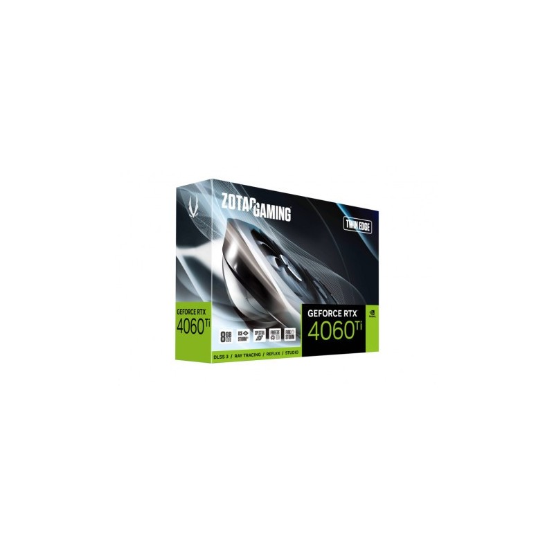 VGA ZOTAC RTX 4060 TI TWIN EDGE NVRTX4060TIGDDR68GB128BITHDMI3DP2 VENTILADORES ZT D40610E 10M