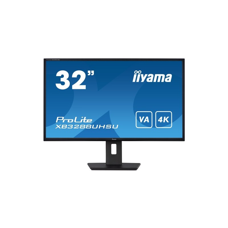 iiyama ProLite XB3288UHSU B5 pantalla para PC 80 cm 315 3840 x 2160 Pixeles 4K Ultra HD LCD Negro