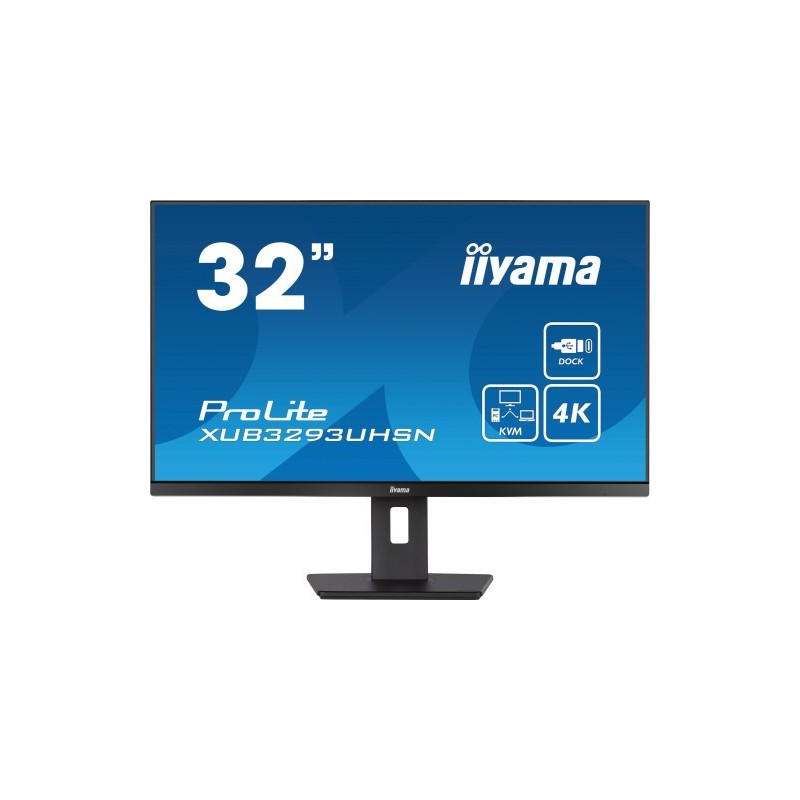 iiyama ProLite XUB3293UHSN B5 pantalla para PC 80 cm 315 3840 x 2160 Pixeles 4K Ultra HD LCD Negro