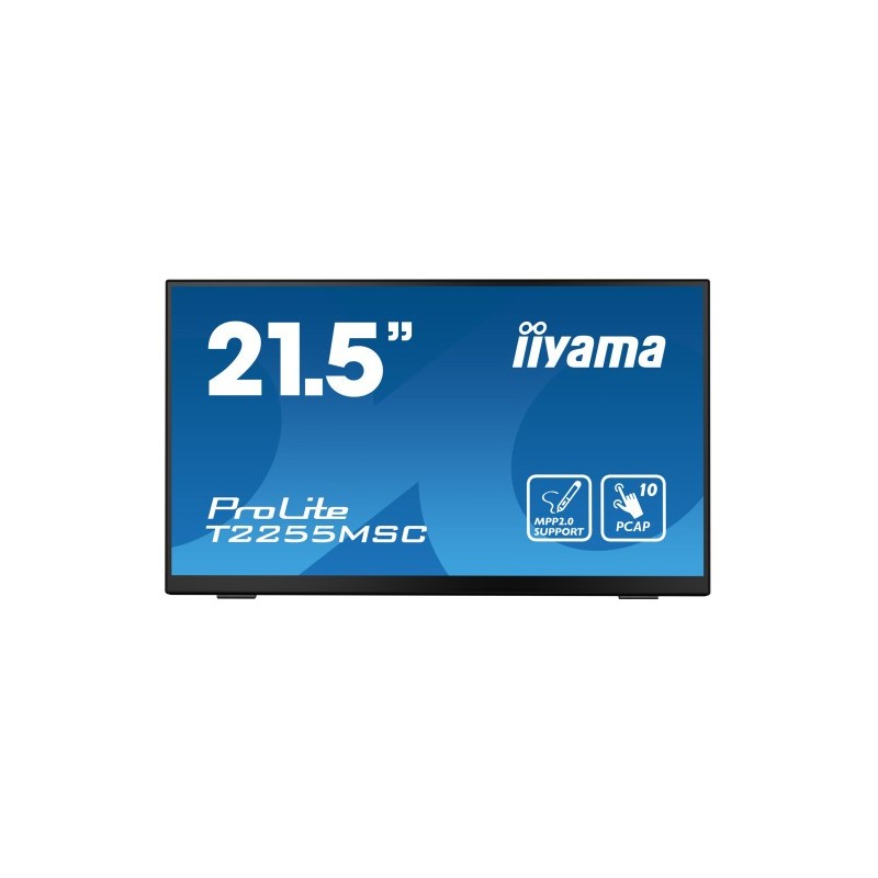 iiyama ProLite T2255MSC B1 pantalla para PC 546 cm 215 1920 x 1080 Pixeles Full HD LCD Pantalla tactil Negro