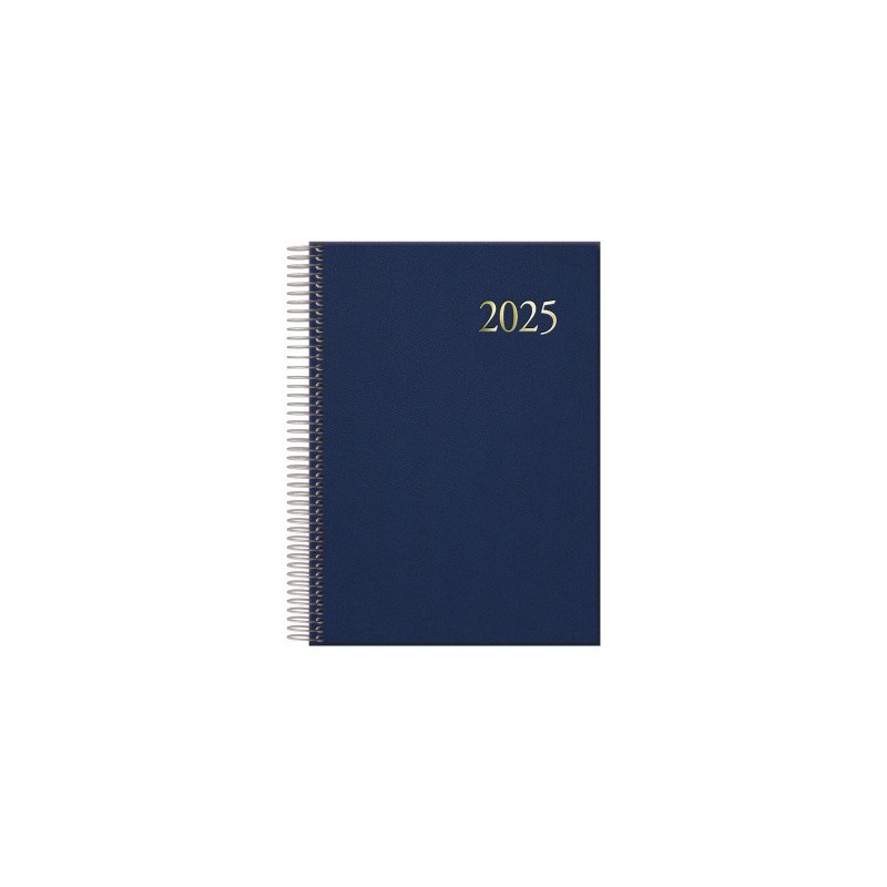 AGENDA 2025 SEGOVIA ESPIRAL DiA PaGINA 14 X 20 CM COLOR AZUL DOHE 12733 25
