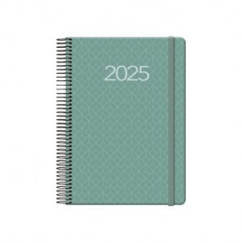 AGENDA 2025 NEWPORT DiA PaGINA 14 X 20 CM COLOR VERDE DOHE 12742 25