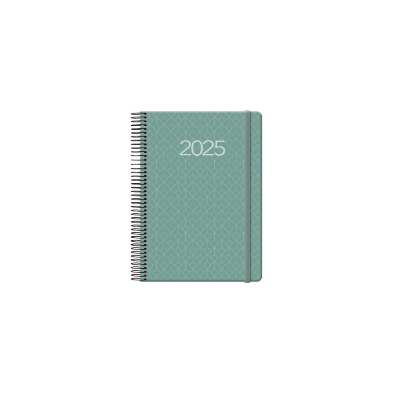 AGENDA 2025 NEWPORT DiA PaGINA 14 X 20 CM COLOR VERDE DOHE 12742 25