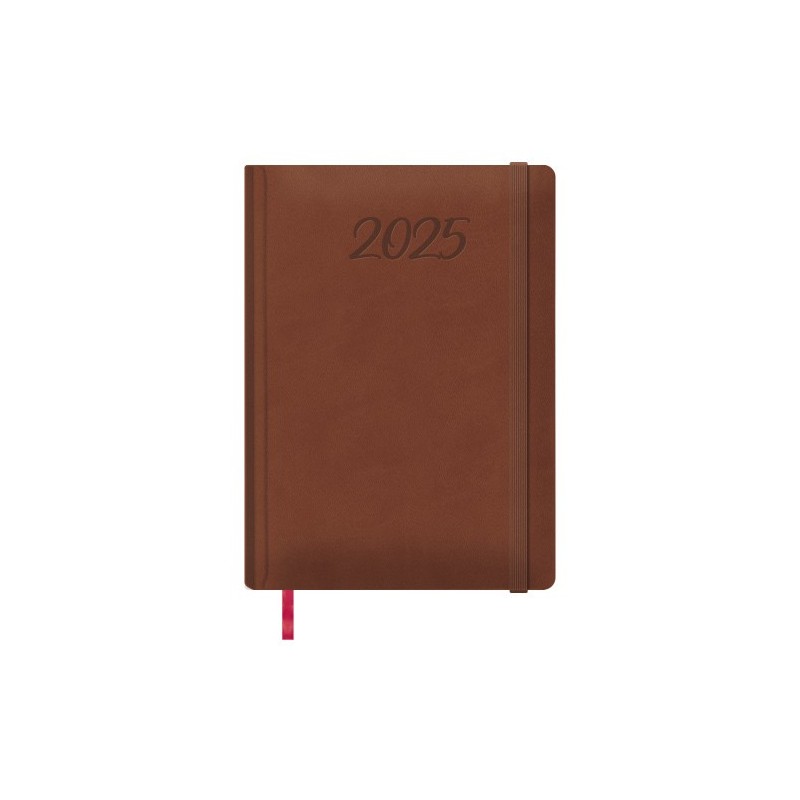 AGENDA 2025 MANAOS DiA PaGINA 17 X 24 CM COLOR MARRoN DOHE 12756 25