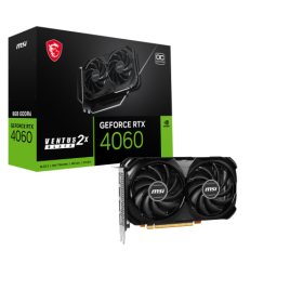 MSI GEFORCE RTX 4060 VENTUS 2X BLACK 8G OC tarjeta grafica NVIDIA 8 GB GDDR6