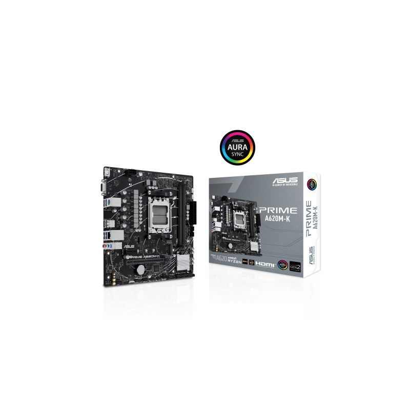 ASUS PRIME A620M K AMD A620 Zocalo AM5 micro ATX