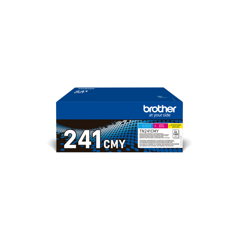 Brother TN 241CMY cartucho de toner 3 piezas Original Cian Magenta Amarillo