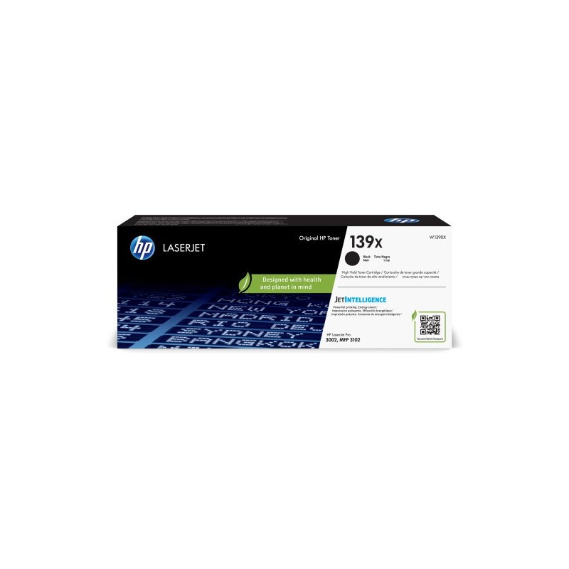 HP LaserJet Cartucho de Toner Original 139X negro de alta capacidad