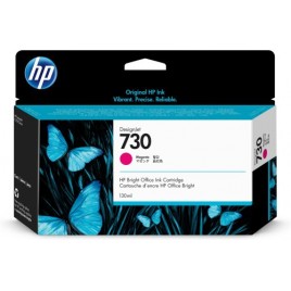 HP Cartucho de tinta DesignJet 730 magenta de 130 ml