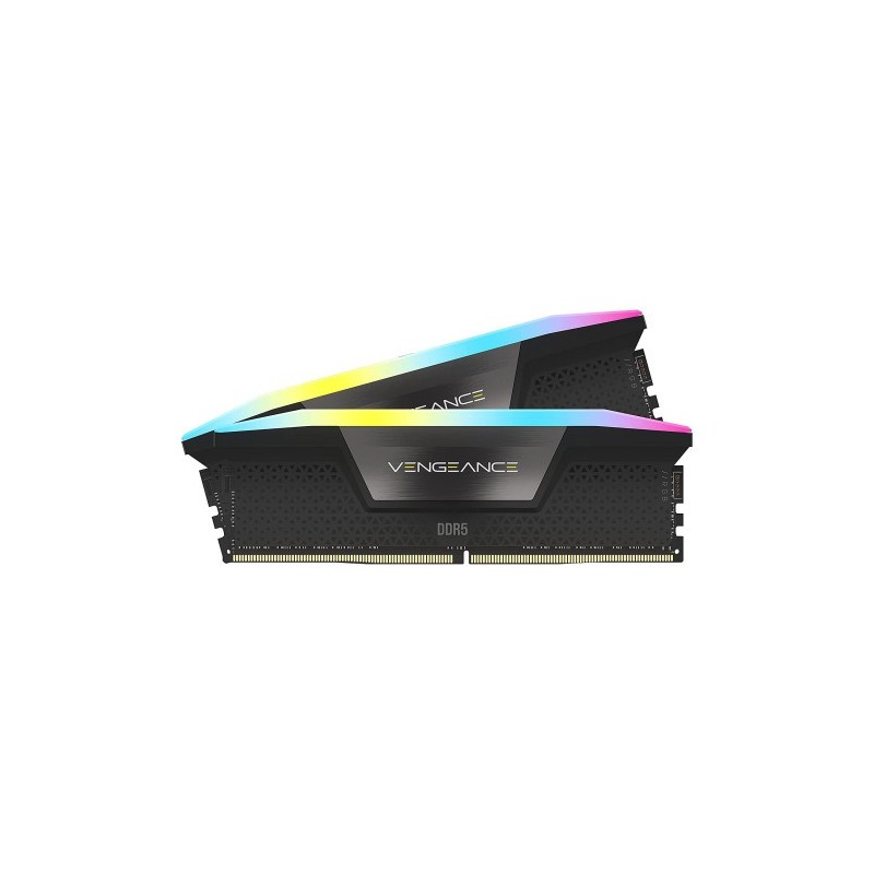 MEMORIA CORSAIR DDR5 64GB 2X32GB PC5600 VENGEANCE RGB CMH64GX5M2B5600C40