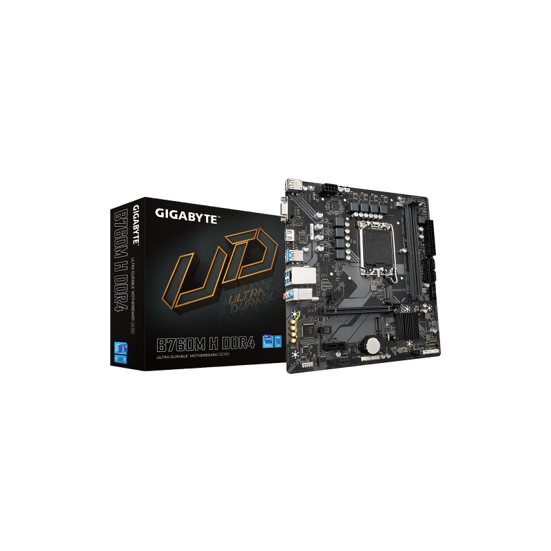 Gigabyte B760M H DDR4 rev 10 Intel B760 Express LGA 1700 micro ATX