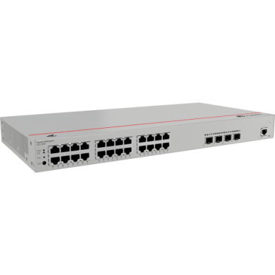 Huawei S220 24P4X Gigabit Ethernet 10 100 1000 Energia sobre Ethernet PoE 1U Gris