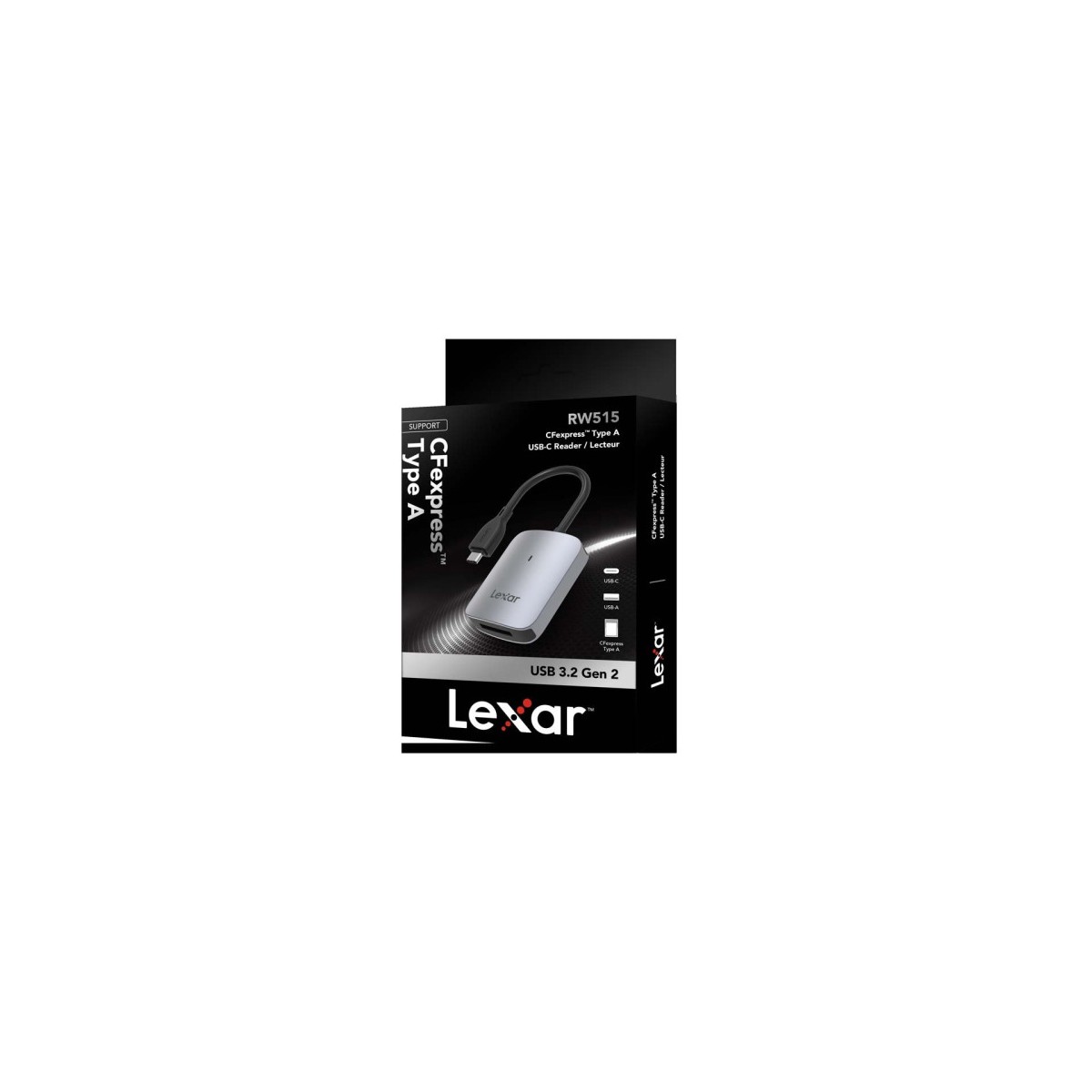 LEXAR PROFESSIONAL CFEXPRESS TYPE A USB 32 GEN2 USB A Y USB C READER