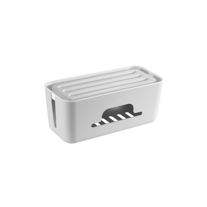 Ewent EW1569 organizador de cables Universal Caja de cables Blanco 1 piezas