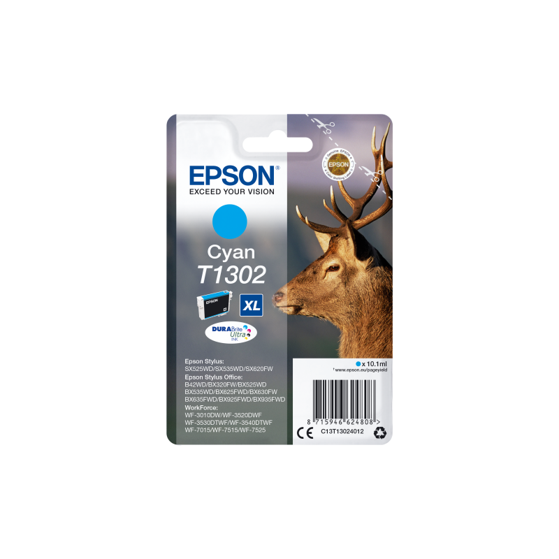 Epson Stag Cartucho T1302 cian