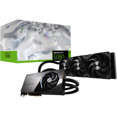 MSI SUPRIM GEFORCE RTX 5080 16G LIQUID SOC tarjeta grafica NVIDIA 16 GB GDDR7