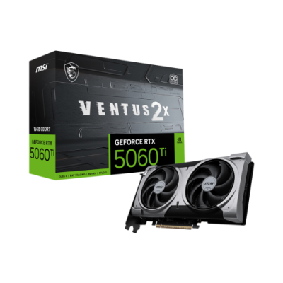 MSI VENTUS GeForce RTX 5060 TI 16G 2X OC PLUS NVIDIA 16 GB GDDR7