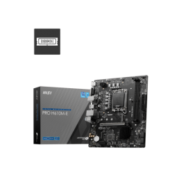 MSI PRO H610M E Intel H610 LGA 1700 micro ATX