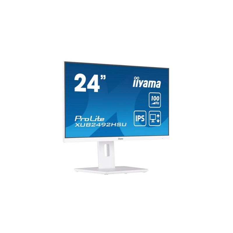 iiyama XUB2492HSU W6 pantalla para PC 605 cm 238 1920 x 1080 Pixeles Full HD LED Blanco