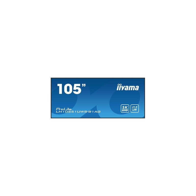 iiyama LH10551UWS B1AG pantalla de senalizacion Pantalla plana para senalizacion digital 266 m 1047 LED 500 cd m UltraWide Full